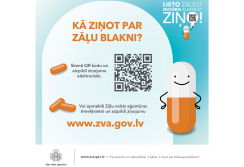 Pieejams QR kods ērtākai zāļu blakņu ziņojuma iesniegšanai