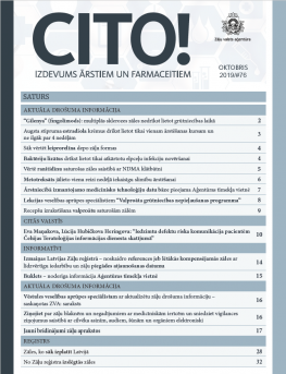 "Cito!" Oktobris 2019/#76
