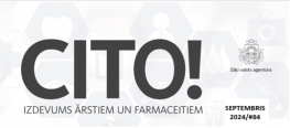 Attēlā norādīts, ka izdevums "Cito!" iznācis 2024. gada septembrī